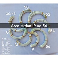 Arco para Sutiã Meia Taça: 50 Pares - Encontre o Ajuste Perfeito! - imagem 1