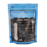 Argila em Pó Preta 100% Vegana Phállebeauty 100g – Detox Natural para Pele - imagem 1
