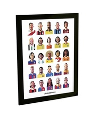Quadro Decorativo Futebol Grandes Armadores - Ilustração Premium para Sala e Quarto - imagem 2