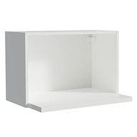 Armário Aéreo Madesa Acordes 60cm com Nicho para Microondas - Design Moderno em MDF Branco - imagem 2
