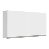 Armário Aéreo 120 cm Branco Glamy – Espaço e Estilo na Cozinha - imagem 1