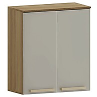 Armário Aéreo 2 Portas Isis: Elegância e Espaço na Cozinha - imagem 1