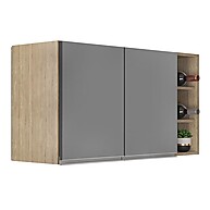 Armário Aéreo Califórnia 80cm + Nicho Garrafeiro – Organização e Estilo - imagem 1