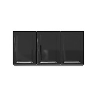Armário Aéreo Cozinha 105cm Itatiaia Luce Preto - imagem 1