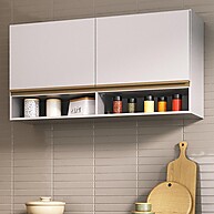 Armário Aéreo Cozinha 105cm: Organize com Estilo! - imagem 1