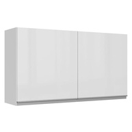 Armário Aéreo Cozinha 120cm Branco Madesa Acordes - imagem 1