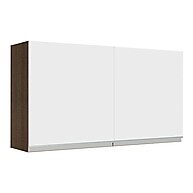 Armário Aéreo Cozinha 120cm: Rustic/Branco Glamy Madesa - imagem 1