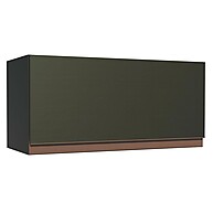 Armário Aéreo Cozinha 70cm Preto Reims – Madesa - imagem 1