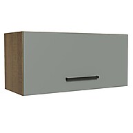 Armário Aéreo Cozinha 70cm: Rustic/Cinza Agata Madesa - imagem 1