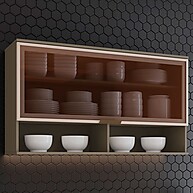 Armário Aéreo Cozinha Connect: Mais Espaço e Estilo! - imagem 1
