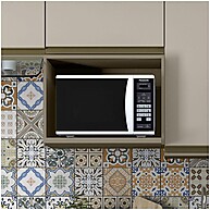 Armário Aéreo para Micro-ondas 60cm Évelin Henn Duna – Prático e Moderno - imagem 1