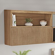 Armário Aéreo Ripado 120cm: Organize com Estilo! - imagem 1