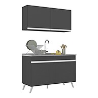 Armário Compacto 2 Peças Veneza: Espaço e Estilo na Cozinha - imagem 1