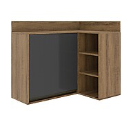 Armário Confort Aéreo 1 Porta Canto – Elegância e Espaço Inteligente - imagem 1