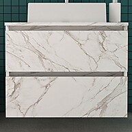 Armário de Banheiro Branco 2 Gavetas: Organize com Estilo! - imagem 1