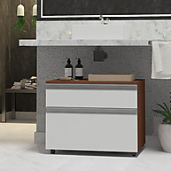 Armário de Banheiro Safira 60cm: Organize com Estilo! - imagem 1