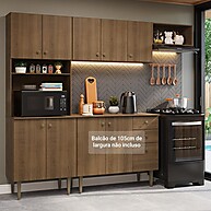 Armário de Cozinha 235cm Rustic Gourmet Madesa - imagem 1