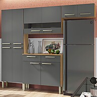 Armário de Cozinha Aurora: 10 Portas e Design Moderno - imagem 1
