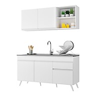 Armário de Cozinha Compacta Veneza 150cm Branco - MP2079 - imagem 1