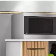 Armário de Cristal Multiuso para Cozinha e Lavanderia – 1 Gaveta e 3 Prateleiras - imagem 1