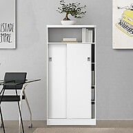 Armário Escritório 2 Portas Branco – Organização Total - imagem 1