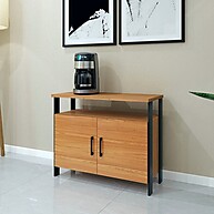 Armário Escritório Industrial: 2 Portas, 100% MDF - imagem 1