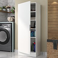 Armário Multiuso 1 Porta: Organize sua Lavanderia! - imagem 1