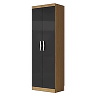 Armário Multiuso 2 Portas New Atacama Grafite – Organize com Estilo - imagem 1
