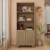 Armário Multiuso Trama 2 Portas: Organize com Estilo! - imagem 1