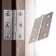 Dobradiças de Aço Inox: Kit 3 para Portas e Armários - imagem 2