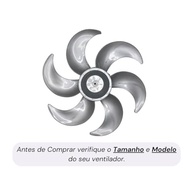 Hélice para Ventilador Arno 6 Pás 40cm – Turbo Silêncio Force Maxx - imagem 4