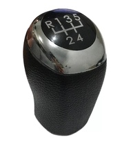 Manopla Bola de Câmbio HB20 1.6 Preta com Aro Cromado - Upgrade Premium - imagem 1