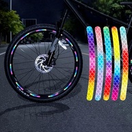 Adesivos Refletivos para Aro de Roda 7,6cm - 40 Peças Arco-Íris para Moto, Carro e Bike - imagem 3