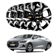 Jogo 4 Calotas Esportivas Aro 14 para Chevrolet Onix e Prisma 2021 - Design Moderno e Proteção - imagem 2