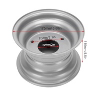 Roda Aro 6 Polegadas para Kart e ATV: Tração Superior e Estilo Inovador - imagem 3