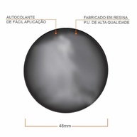 Jogo de Calotas Prime Silver Graphite Aro 13 para Peugeot 206, 207, 208, 307, 4008 e Hoggar + Selo Resinado - imagem 4