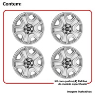 Kit 4 Calotas Fiat Toro 2021-2022 Aro 16 Emblema Novo 300cp - Design Moderno e Proteção - imagem 5