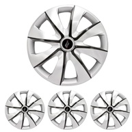 Jogo de Calotas Prime Silver Graphite Aro 13 para Peugeot 206, 207, 208, 307, 4008 e Hoggar + Selo Resinado - imagem 2