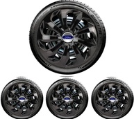 Jogo de Calotas Aro 16 Fiat Toro 2016-2024 (Furação 5x110) com Emblema Vermelho Esportivo - imagem 3