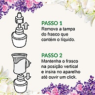 Difusor Elétrico Bom Ar Framboesa e Jasmim: 90 Dias de Aroma! - imagem 2