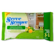 Pano de Limpeza Multissuperfícies Umedecido com Aroma Lima-Limão - Ideal para Cozinhas e Banheiros - imagem 2
