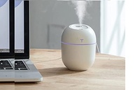 Mini Umidificador de Ar Portátil USB com Lâmpada LED - Purificador e Difusor de Aromas - imagem 4