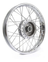 Par de Aros de Roda Raiados 4mm YBR 125 / Factor (Tambor) - Dianteiro e Traseiro - imagem 3