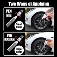 Tinta de Retoque para Aros Cinza Photão Tesla Model 3 Highland 2024 | Reparo Fácil de Arranhões com Fita e Lixa - imagem 3
