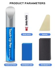Kit de Tinta de Retoque Metálico Prata Sedosa 4SS para Kia - Reparo Profissional de Arranhões - imagem 3
