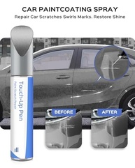 Tinta de Retoque para Carro Kia - Cor Cinza Fosco Aço Metálico (KLM) - Reparo de Arranhões e Lascas - imagem 3
