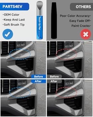 Tinta de Retoque para Carro Kia - Cor Cinza Lofo (C7S/US6) - Reparo de Arranhões Fácil e Profissional - imagem 3