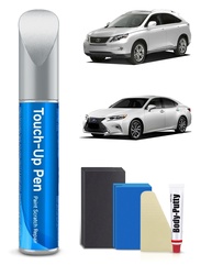 Kit de Tinta de Retoque Metálica Prata Atômica 1J7 - Reparo Profissional de Arranhões para Lexus - imagem 1