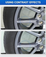 Tinta de Retoque para Jantes Tesla Cinza Anônima - Reparo Profissional de Arranhões e Lascas - imagem 4