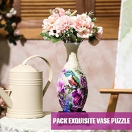 Quebra-Cabeça 3D Vaso de Flores - 160 Peças Curvas para Decoração e Arranjos - imagem 5